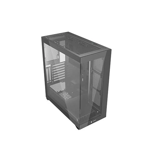 نمای جلویی کیس لاجی&zwnj;کی مدل LK-C540B 